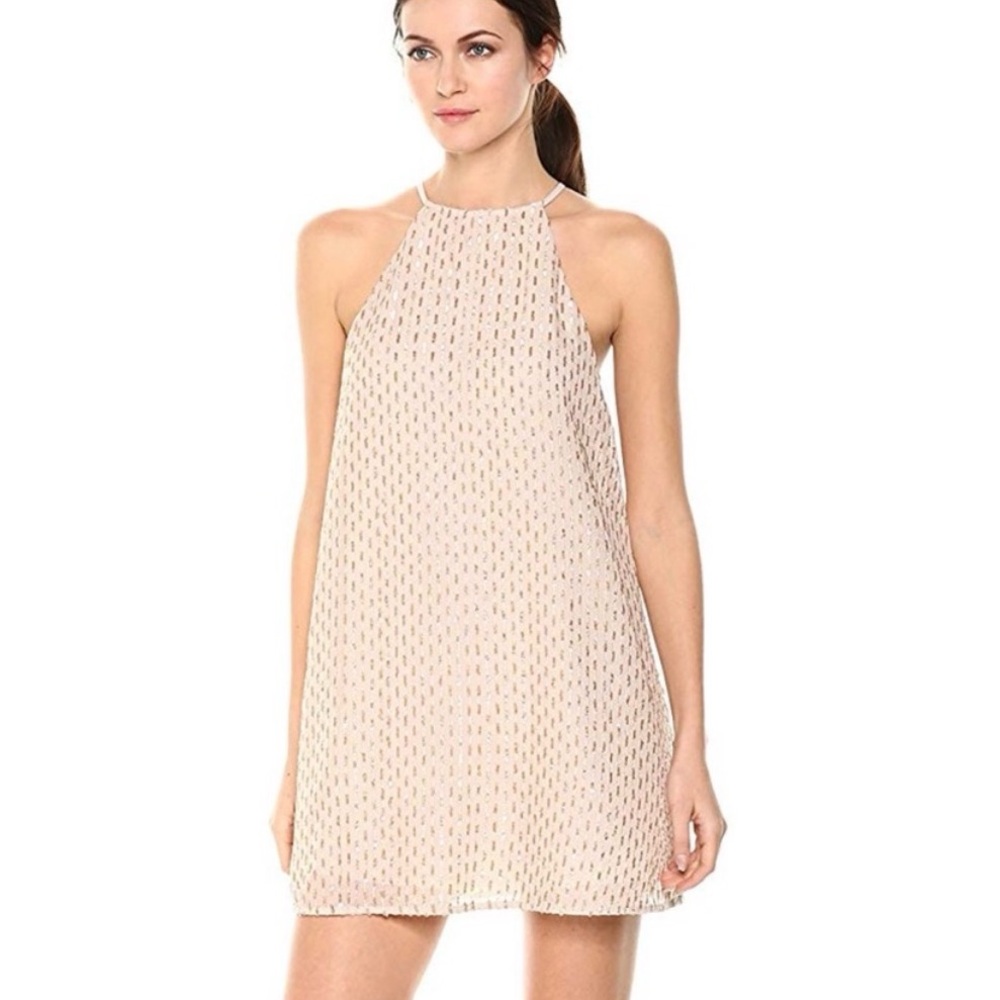 Show Me Your Mumu Gomez Mini Dress Small Sequins Date Night Coquette Flirty
